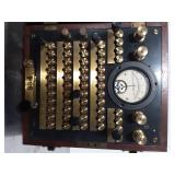 Antique Whetstone  bridge tester device solid brass