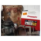 Assortment of cooking and camping supplies