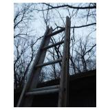 Aluminum extension ladder