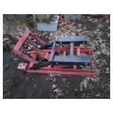 Red motorcycle/atv jack