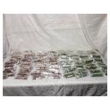 Huge lot of Cloisonné Beads blue and green