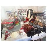 Large lot of Christmas decor