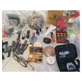 Assortment of jewelry, beauty supplies, and more