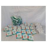 Floss, mouthwash, tooth paste