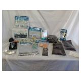 Assorted pillow cases & medical supplies