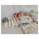 Large lot of bandages