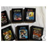 Collection of Atari video game cartridges