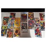 Large lot of marvel comics. 1 graded comic book