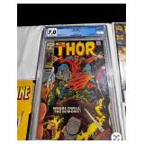 Large lot of marvel comics. 1 graded comic book