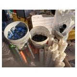 Large lot of concrete supplies