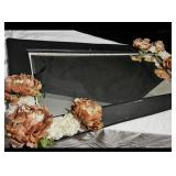 2 mirrors ( anti fog led talking mirror and handmade mirror )