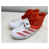 Size 12.5 New(no box) Addidas Football Cleets-Orange
