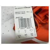 Size 12.5 New(no box) Addidas Football Cleets-Orange