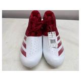 Size 12.5 Addidas Football Cleets-Red