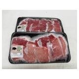 EE. 2x 1.6lb Boneless Pork Loin Country Style Ribs