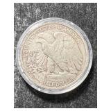 1942-S US WALKING LIBERTY HALF DOLLAR IN AIRTITE