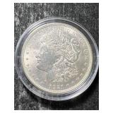 1921 US MORGAN SILVER DOLLAR UNC IN AIRTITE