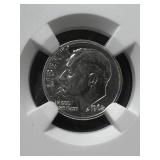 1962 US PROOF ROOSEVELT DIME NGC PF67