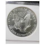1990 AMERICAN SILVER EAGLE NGC MS69