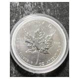 2012 CANADIAN MAPLE LEAF 1 TROY OZ .9999 FINE SILVER IN AIRTITE