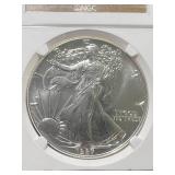 1987 AMERICAN SILVER EAGLE NGC MS69