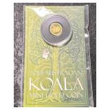 2013 AUSTRALIAN KOALA HALF GRAM .9999 FINE GOLD