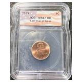 2025 US LINCOLN CENT ICG MS67RD