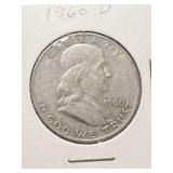 1960-D US FRANKLIN HALF DOLLAR