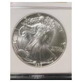 1988 AMERICAN SILVER EAGLE NGC MS69