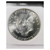 1988 AMERICAN SILVER EAGLE NGC MS69