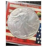 2023 AMERICAN SILVER EAGLE 1 TROY OZ .999 FINE SILVER IN CASE