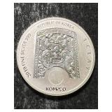 2019 KOREAN ROUND 1 TROY OZ .999 FINE SILVER