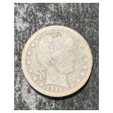 1914 US BARBER QUARTER