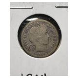 1914 US BARBER DIME