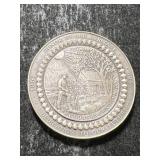 2 TROY OZ .999 FINE SILVER NEBRASKA ROUND