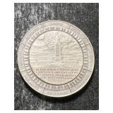 2 TROY OZ .999 FINE SILVER NEBRASKA ROUND