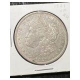 1921 US MORGAN SILVER DOLLAR VF