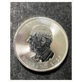 2025 CANADIAN MAPLE LEAF 1 TROY OZ .9999 FINE SILVER