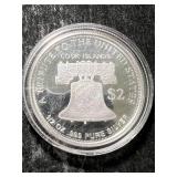 HALF TROY OZ .999 FINE SILVER AMERICAN DOUBLE EAGLE ROUND IN AIRTITE