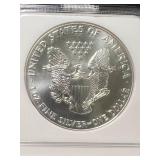 1991 AMERICAN SILVER EAGLE NGC MS69