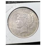 1924 US PEACE SILVER DOLLAR