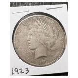 1923-S US PEACE SILVER DOLLAR