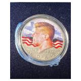 1969 US KENNEDY HALF DOLLAR IN COLOR