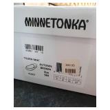 Unisex Minnetonka Moccasins Autumn Brown Tilden Moc Slippers Size 9M Men