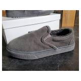 New Minnetonka Moccasins Unisex Charcoal Alden Slip on Mens 9m