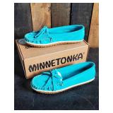 New Minnetonka Moccasins Turquoise Women