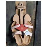 New Minnetonka Moccasin Sand Medina Print Sandals Women