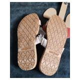 New Minnetonka Moccasin Sand Medina Print Sandals Women