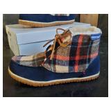 New Minnetonka Moccasin Unisex Torrey Dark Navy Size 6m