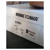 New Minnetonka Moccasin Unisex Torrey Dark Navy Size 6m